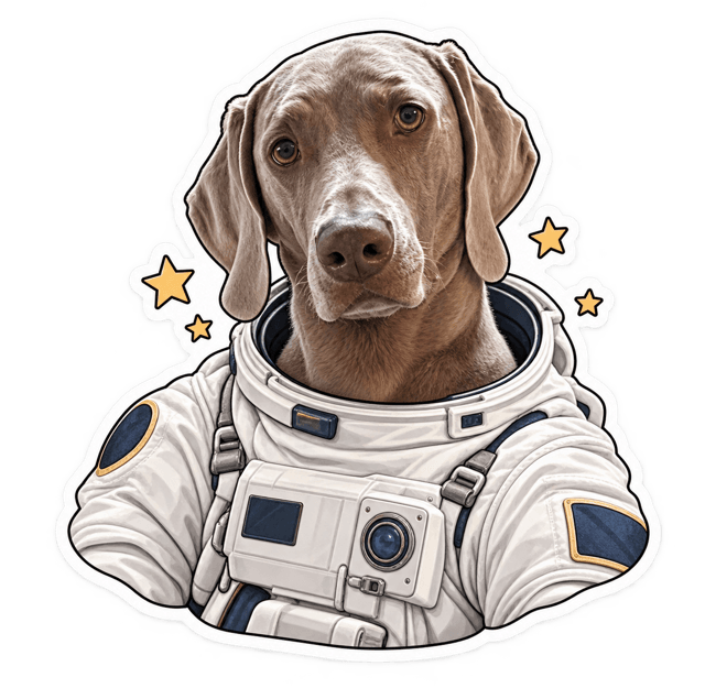 Astronaut sticker